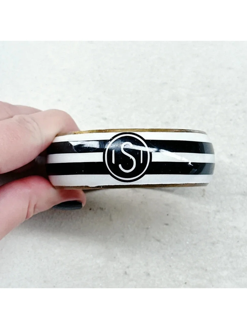 86a. S Initial Bracelet Preloved Monogram